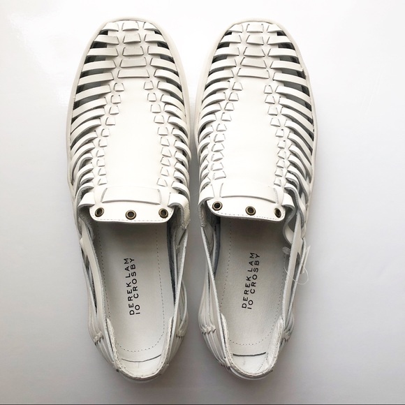 Derek Lam 10 Crosby Leather Lia Huaraches Loafers - Picture 5 of 8